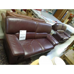 SALON CUIR BRUN 3+2