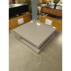 TABLE BASSE CARREE GRISE...