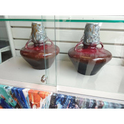 PAIRE DE VASE STYLE BARBOTINE