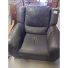 FAUTEUIL RELAX ELEC CUIR GRIS