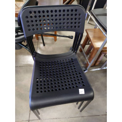 CHAISE PVC NOIR