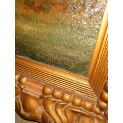 HUILE SUR TOILE SIGNEE DOLHEN FRANCOIS