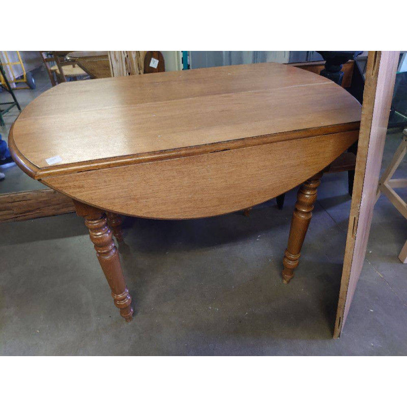 TABLE BOIS PAN + RALLONGE