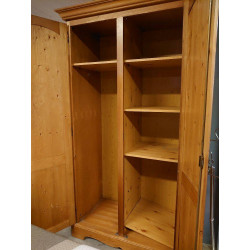 GARDE ROBE 2 PORTES PIN