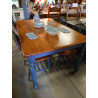 TABLE + 4 CHAISES