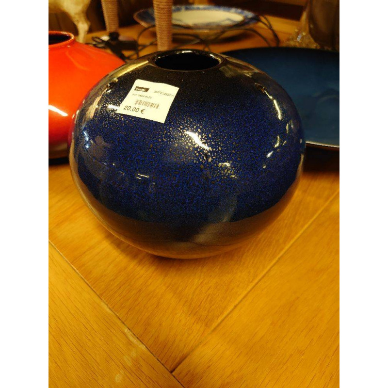 POT GRES BLEU