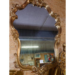MIROIR DORE