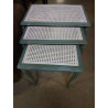 TABLE GIGOGNE OLIVE LOT DE 3