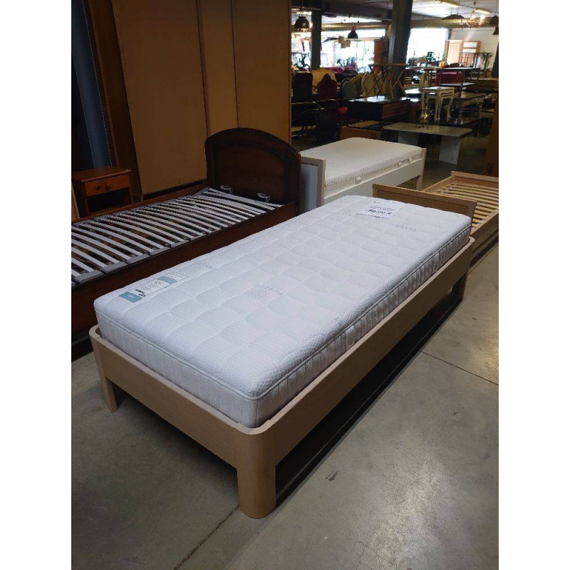 LIT DE CHENE SOMMIER MATELAS QUALITE EXTRA