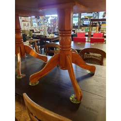 TABLE BISTROT BOIS MASSIF 116X73CM