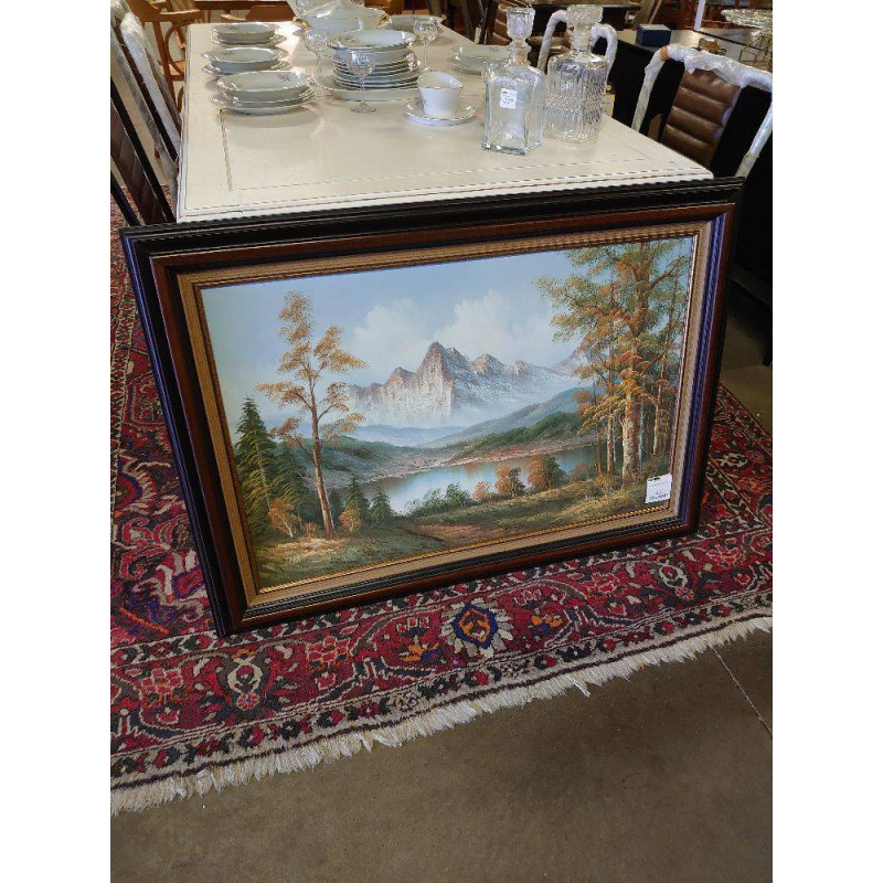 HUILE SUR TOILE MONTAGNE GULLEN