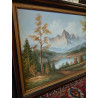 HUILE SUR TOILE MONTAGNE GULLEN