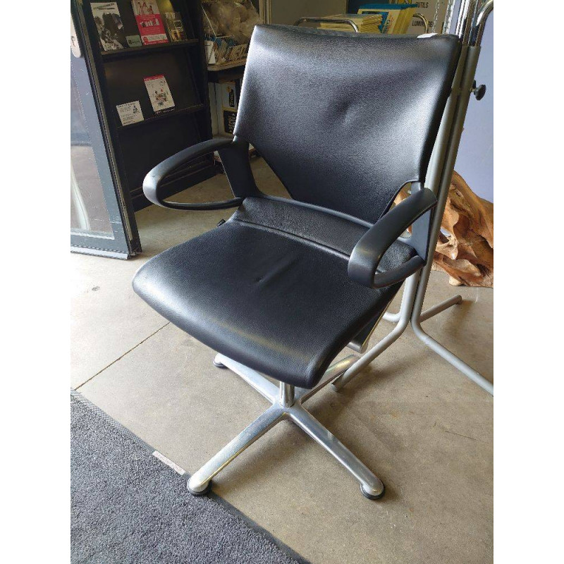 CHAISE MODUS WILKHAHN CUIR NOIR