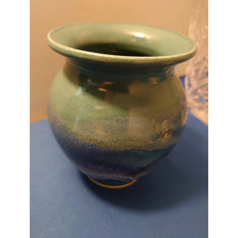 VASE CERAMIQUE BLEU