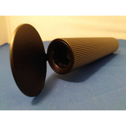 APPLIQUE MURALE EXTERIEURE FLOS FLAUTA LIGNE NOIR