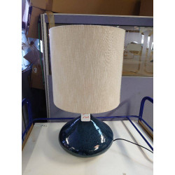 LAMPE CERAMIQUE BLEUE