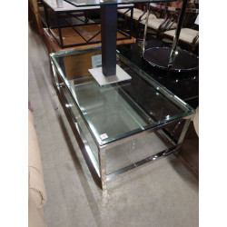 TABLE RECTANGLE VERRE 1CM