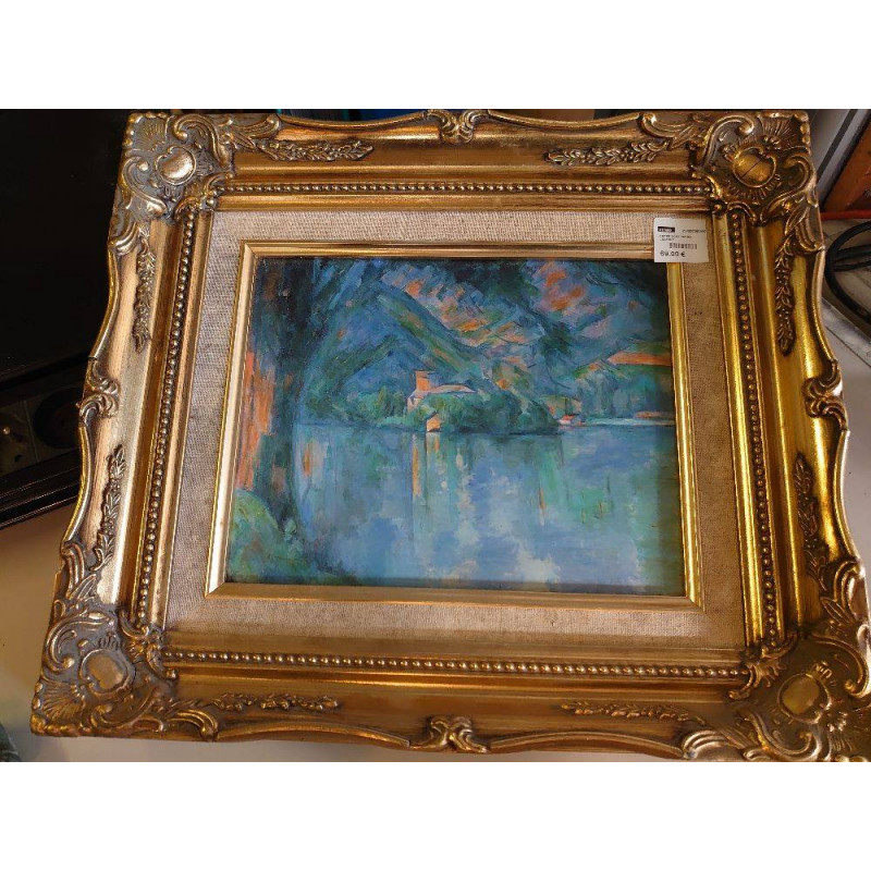 CADRE DORE REPRO CEZANNE
