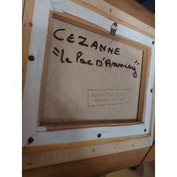 CADRE DORE REPRO CEZANNE