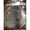 SOUS ASSIETTES JEAN COUZON  GOLD 24