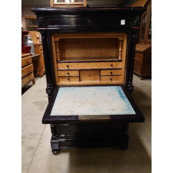 SECRETAIRE PEINT NOIR