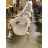 CHAISE BOIS TISSU 26323