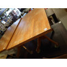 TABLE BISTROT BOIS MASSIF 116X73CM