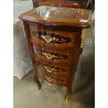 CHEVET STYLE MARQUETE 4 TIROIRS
