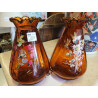 PAIRE DE VASES DECO OISEAU