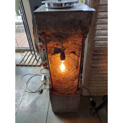 LAMPE DECO ARTISANALE BETON...