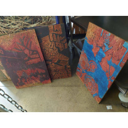 PLAQUE DE GRAVURE ABSTRAITE