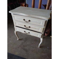 COMMODE PATINEE ECRU