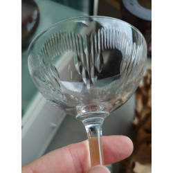 5 VERRES CRISTAL ATTRIBUES BACCARAT