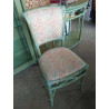 LOT DE 8 CHAISES VERTES