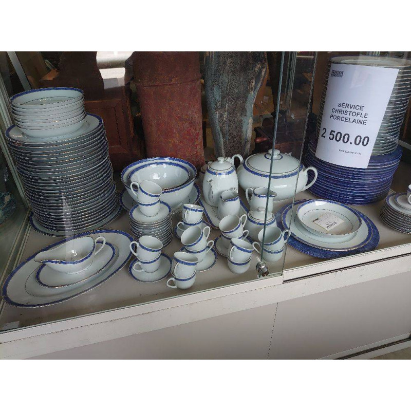 SERVICE CHRISTOFLE PORCELAINE