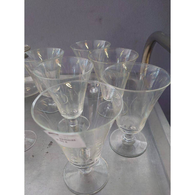 VERRES LOT DE  6 