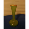 VASE OPALINE VERT