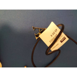 COLLIER LETTRE A OR ARGENT...