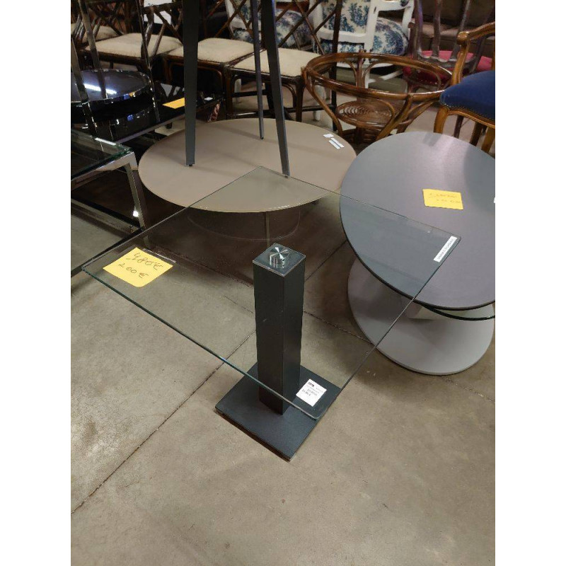 BOUT DE CANAPE VERRE