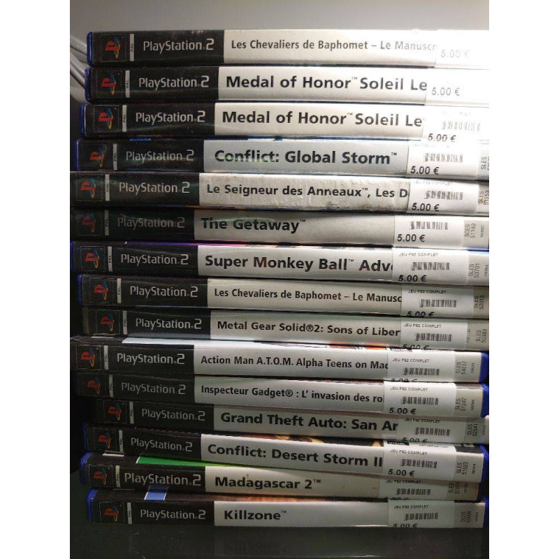 JEU PS2 COMPLET
