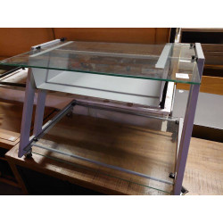 MEUBLE TV VERRE