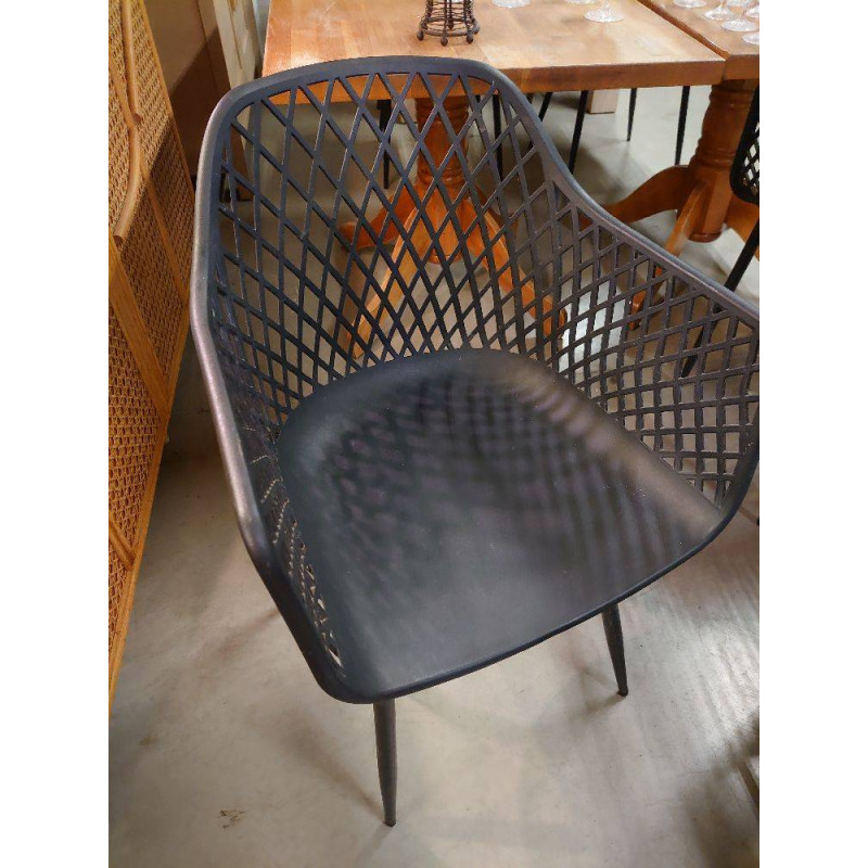 CHAISES JARDIN  NOIRES 4 