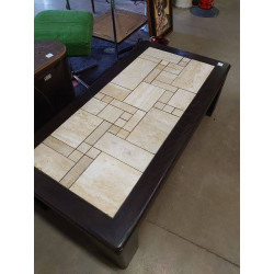 TABLE BASSE CARRELÉE 