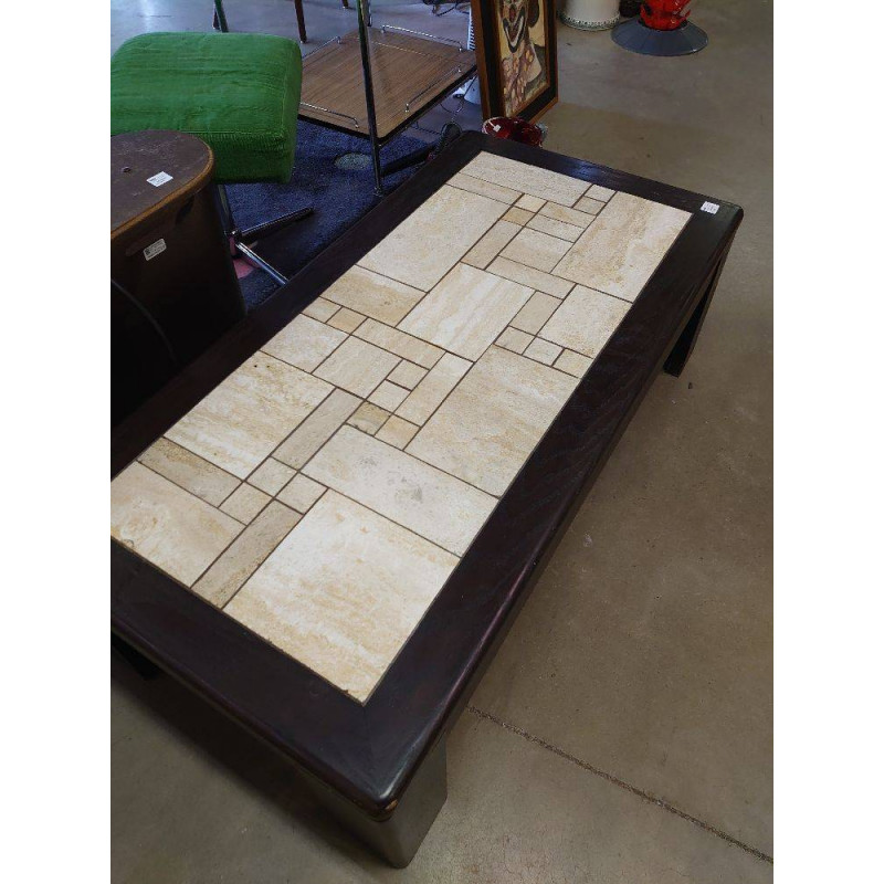 TABLE BASSE CARRELÉE 