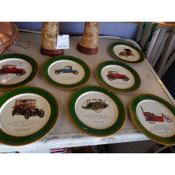ASSIETTES VOITURES DECO LE LOT