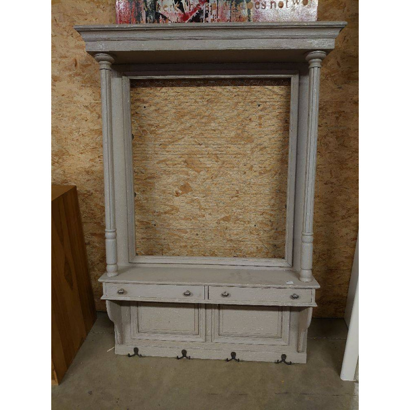 PORTE MANTEAU PORTE PHOTO PATINE