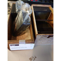 LOT DE DIAS EN VERRE ANCIENNE MAREDSOUS ET RÉGION CHARLEROI