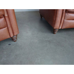 SALON CUIR BRUN 3+1 QUALITE SUPERIEURE