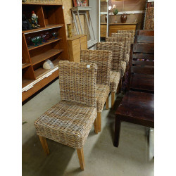LOT DE 6 CHAISES 