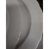 LOT DE 12 ASSIETTES BLANCHES